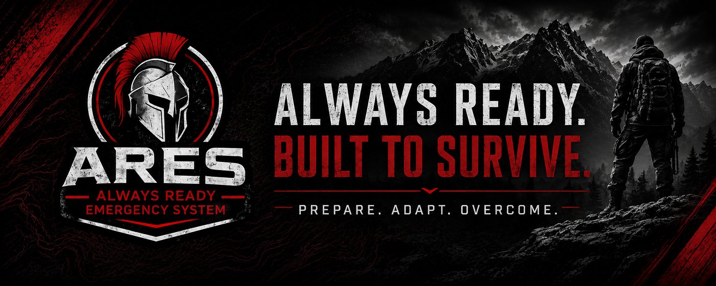 ARES — Always Ready Emergency System. Always Ready. Built to Survive. Prepare. Adapt. Overcome.